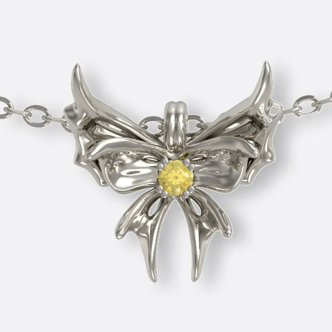 COLLIER PAPILLON CHRYSALIDE